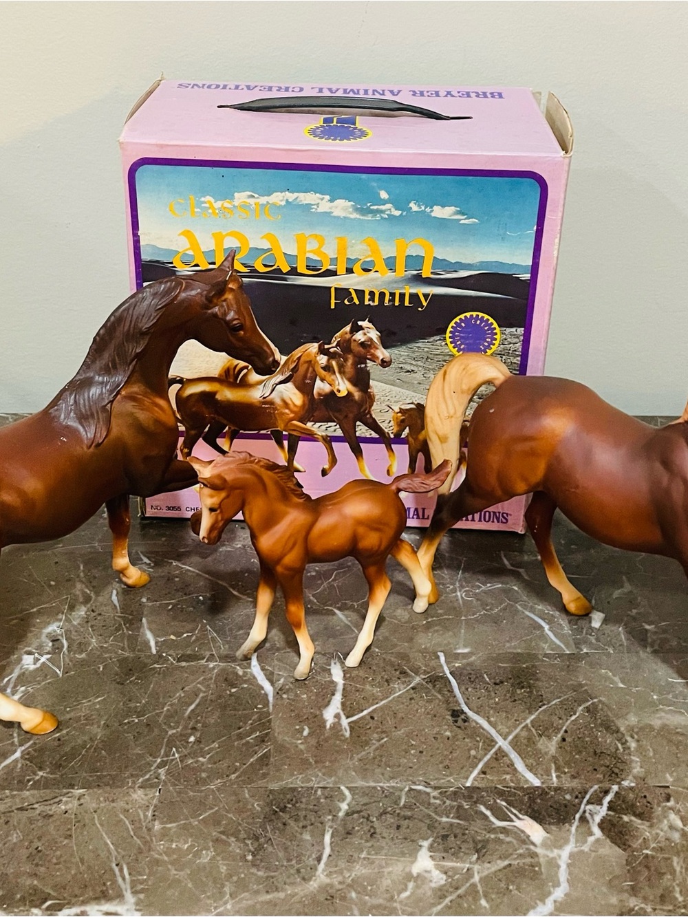 1974 Breyer Classic Arabian Family Complete NWB - Picture 1 of 3